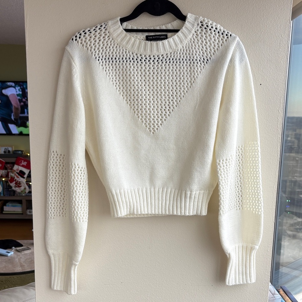 The Fifth Label Cream Knit Women's Sweater